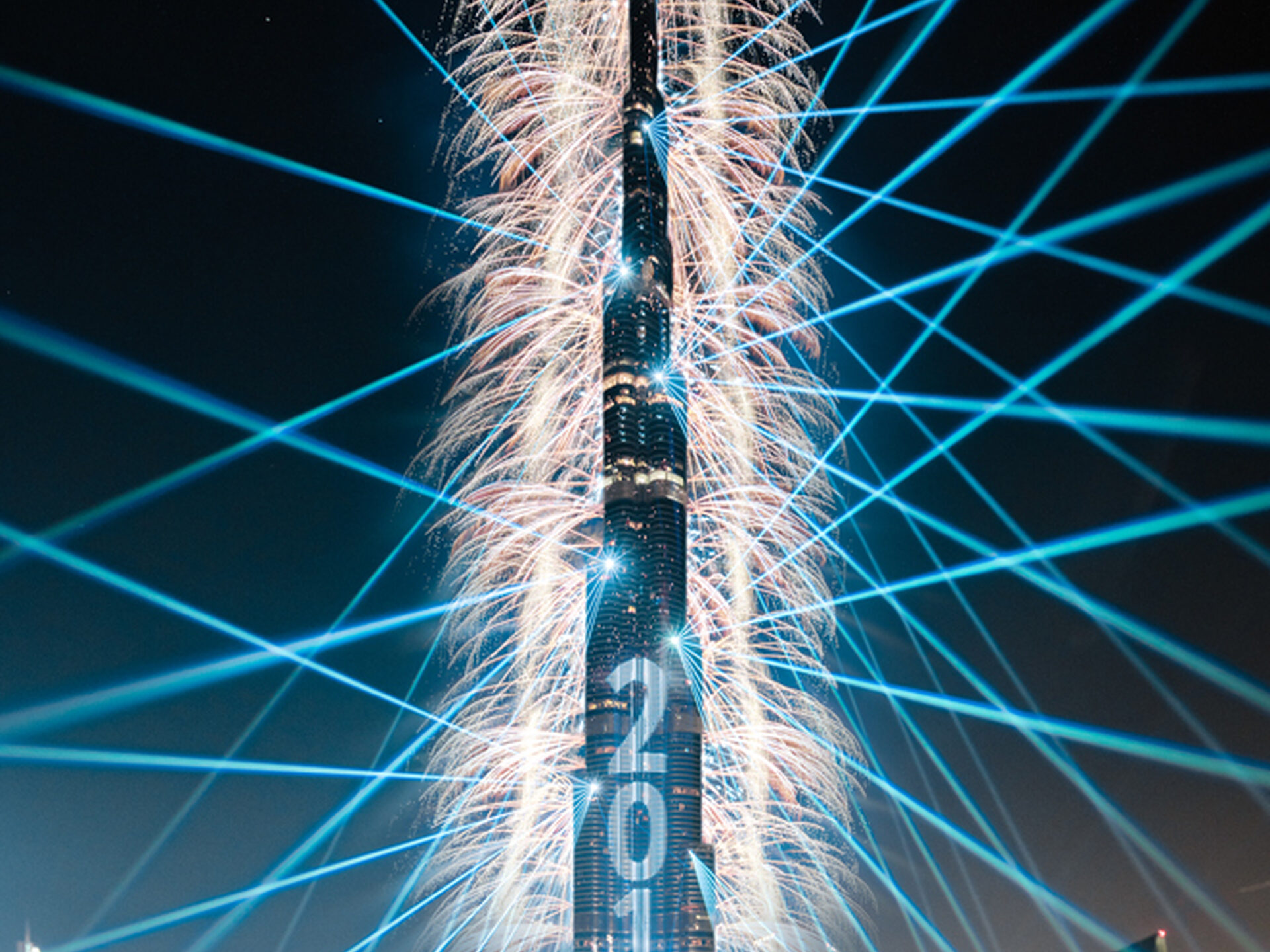 Laserfabrik Burj Khalifa NYE 11