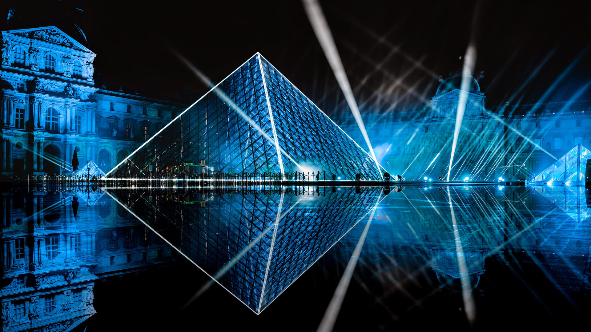 laserfabrik David Quetta NYE Louvre 2021