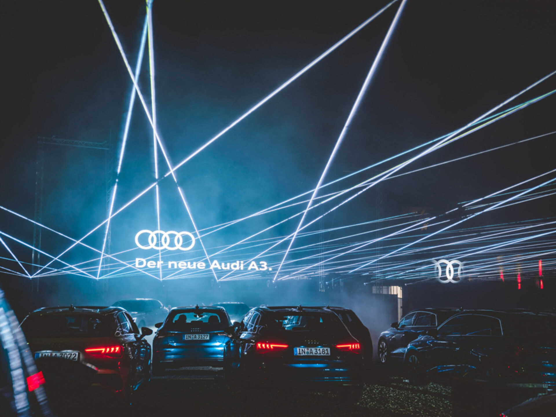 Laserfabrik AUDI A3 Launch Autokino 06