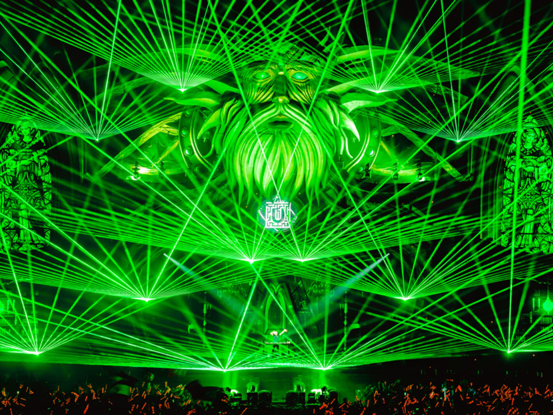 Laserafabrik lasershow Untold Festival 01